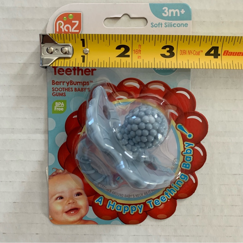 Disney Baby Stitch Teether Blanky & Blue RaZberry Teether - Picture 14 of 15